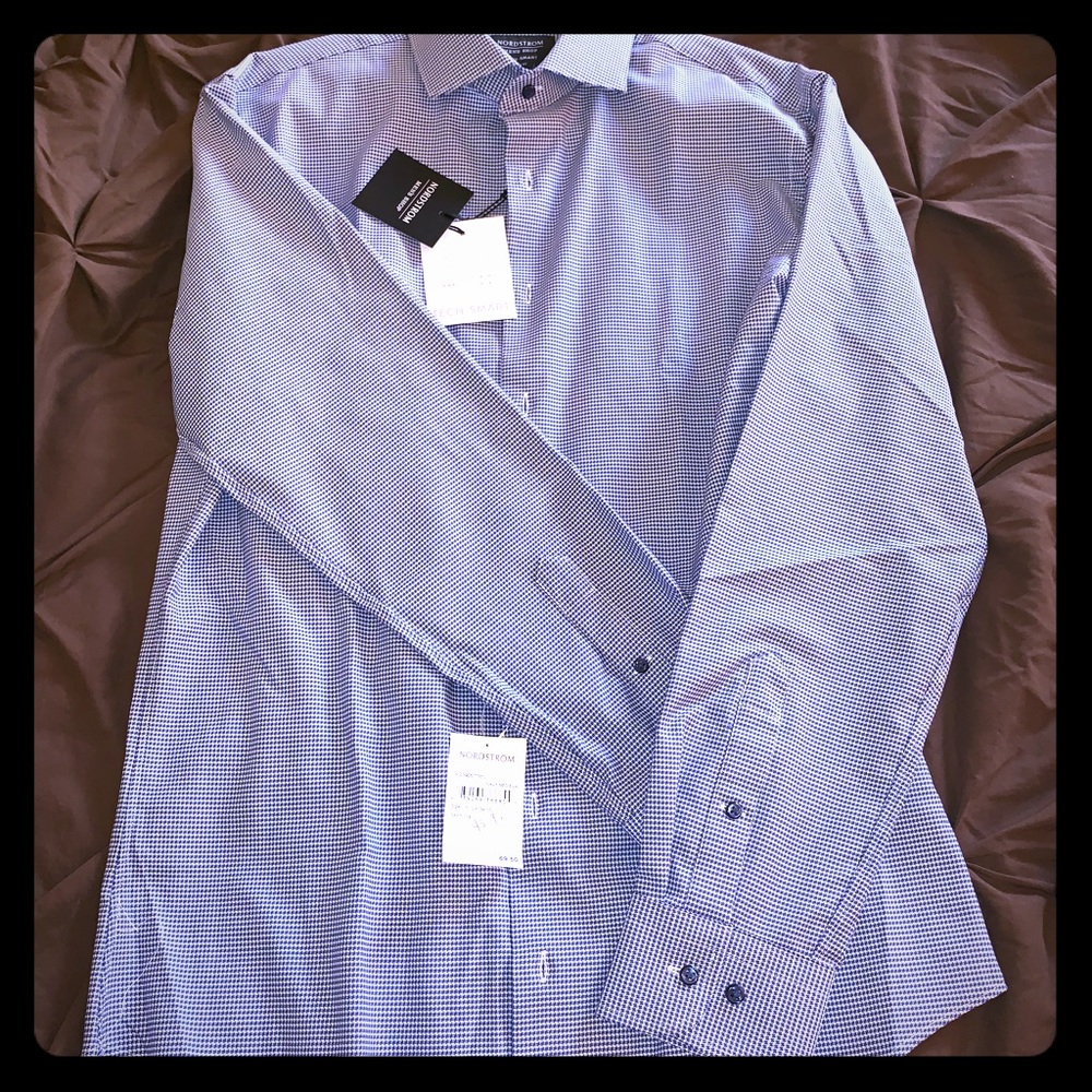 Nordstrom dress shirt 15.5 x 34-35